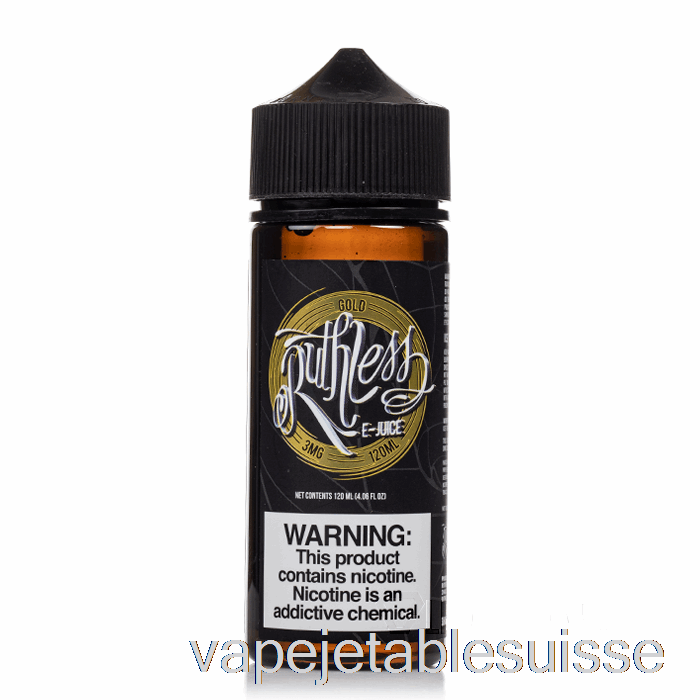 Vape Suisse Gold - Vapeur Impitoyable - 120ml 3mg